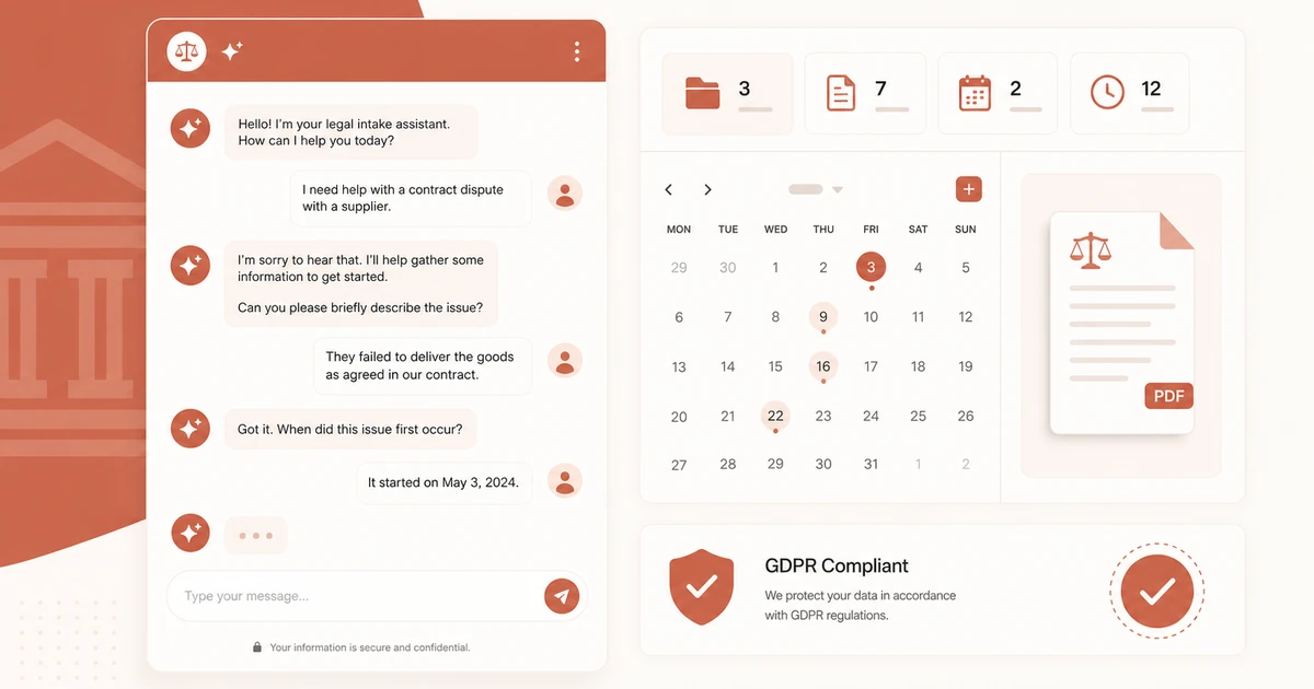 Chatbot IA para despachos de abogados: límites, RGPD y costes